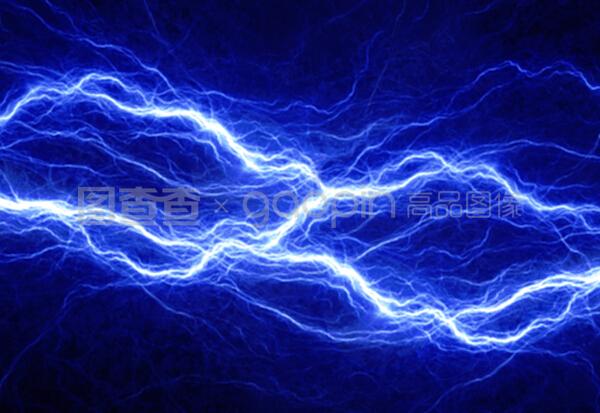 藍(lán)色電氣照明,抽象電氣背景